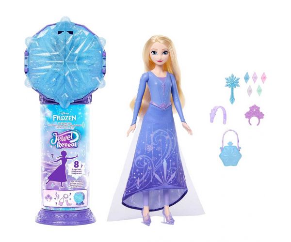 Regatul de Gheață: Surpriză cu cristale de gheață - Elsa în rochie din Regatul de Gheață 2 - Mattel