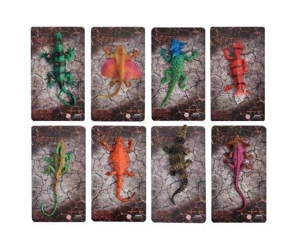 Reptiles figurină se întinde mai multe variante