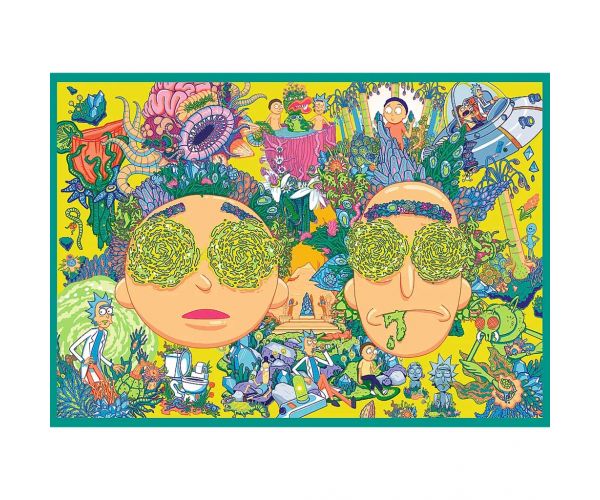 Rick și Morty Aventuri Nebune puzzle 4x250 piese - Trefl