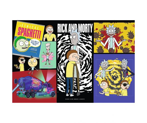 Rick și Morty Un loc ciudat în galaxie puzzle de 300 de piese - Trefl