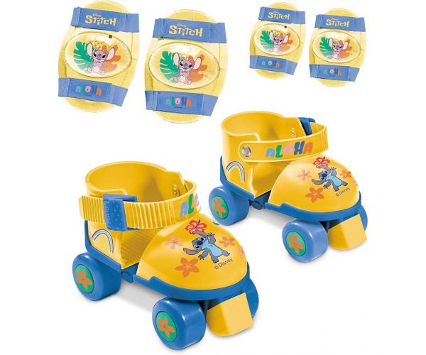 Role Disney Stitch cu echipament de protecție, în mărimile 22-29 - Mondo Toys