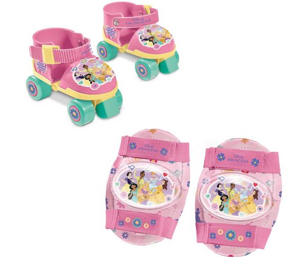 Role roz Prințese Disney cu echipament de protecție, mărimi 22-29 - Mondo Toys