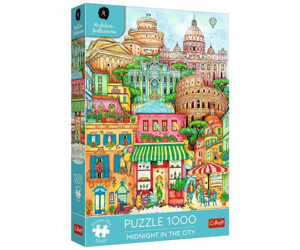 Roma la miezul nopții puzzle premium plus quality 1000 piese - Trefl