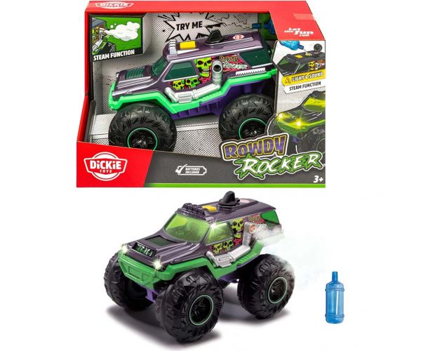 Rowdy Rocker monster truck cu lumină și sunet - Dickie Toys