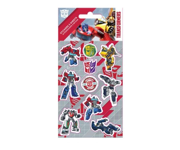 Transformers robotok 3D pufi matrica szett 10x22cm-es íven
