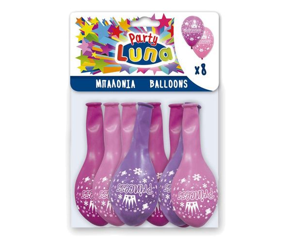 Roz tiara ser party baloane 8 bucăți
