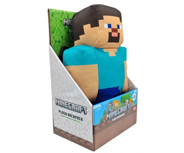 Minecraft plüss hátizsák 30cm-es több változatban