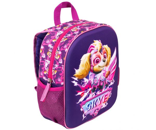 Rucsac mov pentru grădiniță Paw Patrol Skye 27x23x8cm