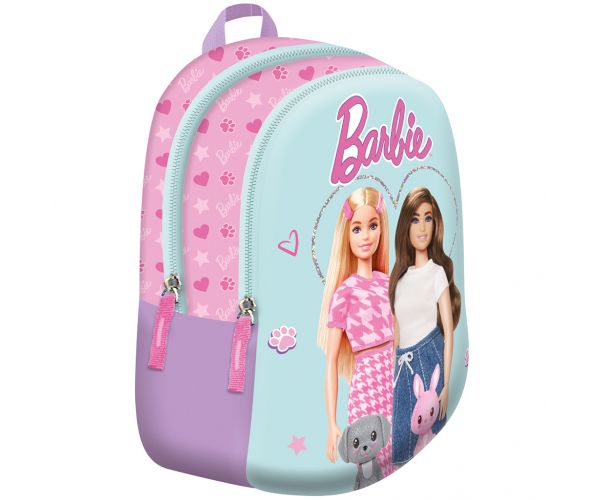 Barbie iskolatáska, hátizsák D6 30x23x12cm