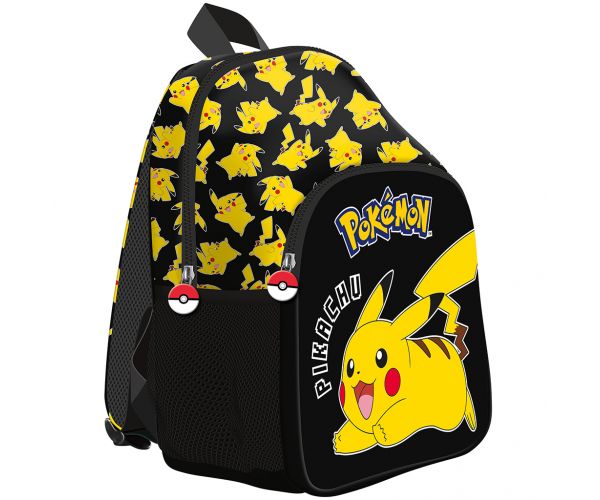 Rucsac școlar Pokémon Pikachu, ghiozdan LM-15 30x22x12cm
