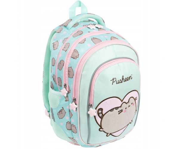 Rucsac școlar Pusheen mentă, BPL58, 40x29x19 cm