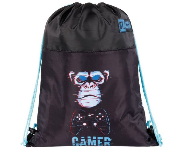 Sac de sport St.Right Blue Gamer, 43x32cm