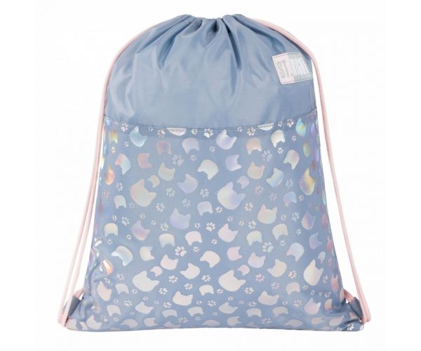 Sac de sport St.Right Silver Cats, 43x32cm