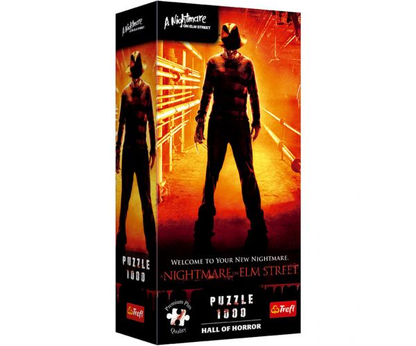 Sala groazei — Coșmarul de pe Strada Ulmilor, puzzle premium plus, 1000 de piese - Trefl