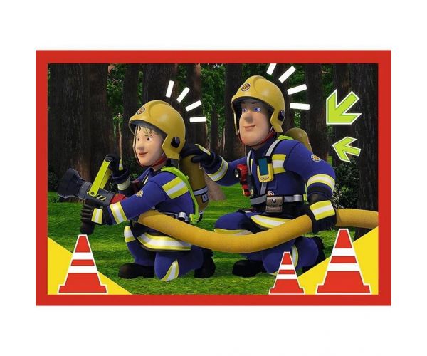 Sam pompierul 4 în 1 puzzle de 12-15-20-24 piese - Trefl