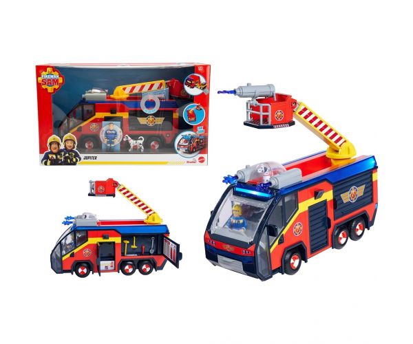 Sam pompierul: Vehiculul Jupiter cu accesorii - Simba Toys