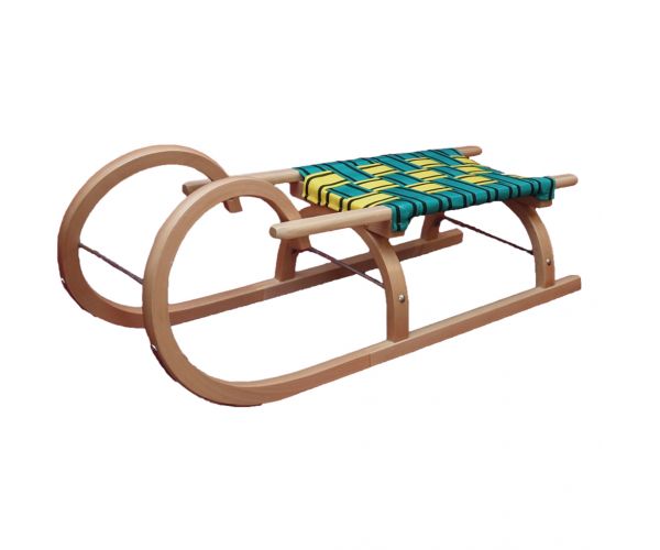Sanie clasică premium din lemn - 95 cm