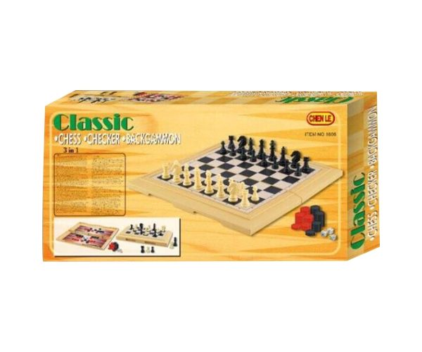 Șah 3 in 1 set de joacă