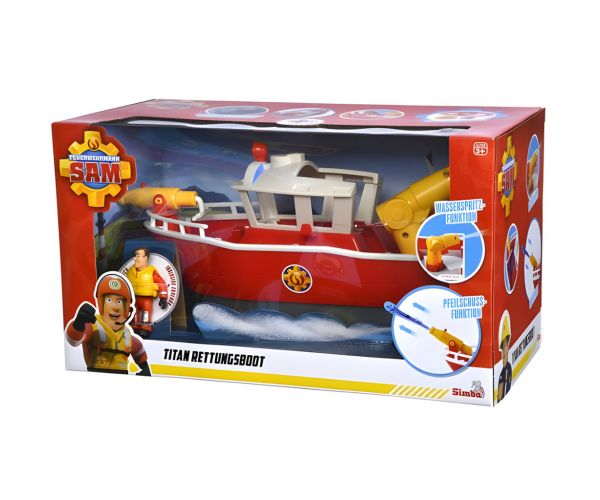 Sam pompierul: Barca de pompieri - Simba Toys