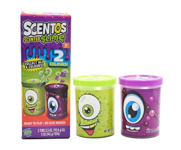 Scentos slime parfumat, set de 2 bucăți, în mai multe variante