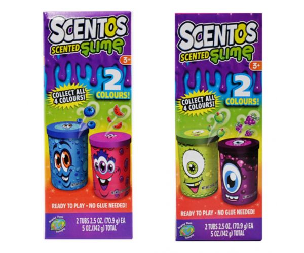 Scentos slime parfumat, set de 2 bucăți, în mai multe variante