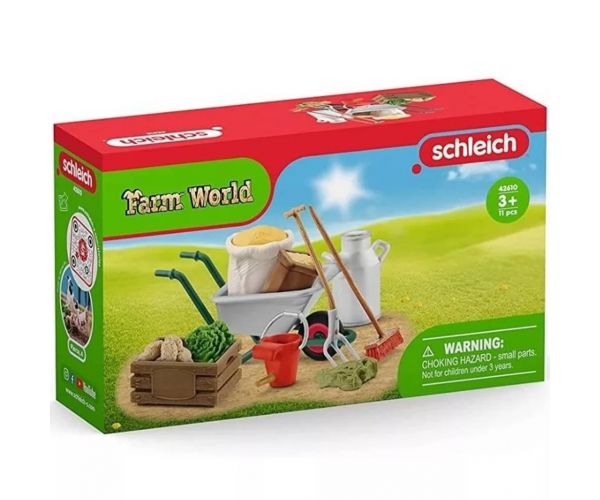 Schleich: Farm World - Istállógondozási kiegészítők (42610)