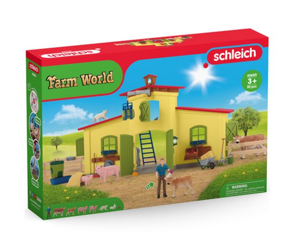 Schleich: Farm World - Fermă mare cu animale (42605)