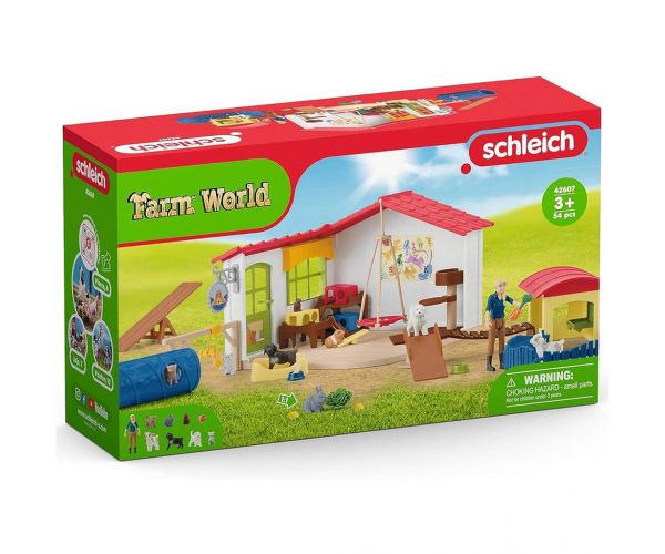 Schleich: Farm World - Set de joacă hotel pentru animale mici (42607)