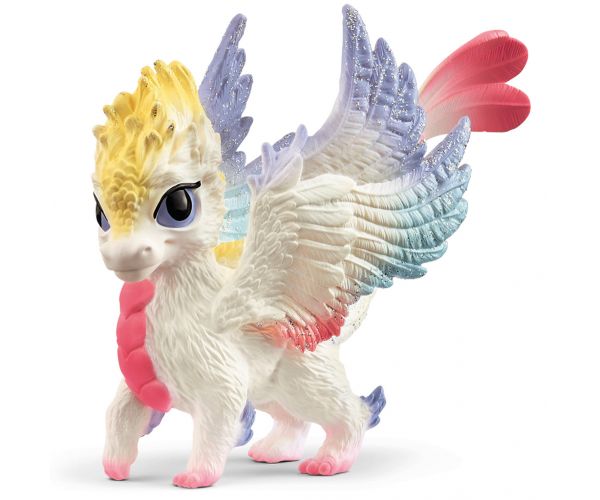 Schleich: Figurină pui de dragon curcubeu (70825)