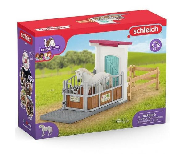 Schleich: Horse Club - Set de joacă grajd pentru cai (42569)