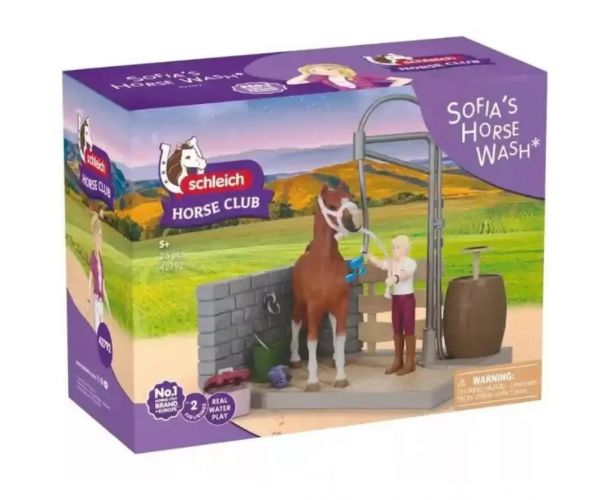 Schleich: Horse Club - Spălătoria de cai a Sofiei (42792)