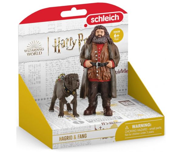 Schleich: Set figurine Harry Potter Hagrid și Agyar (42638)