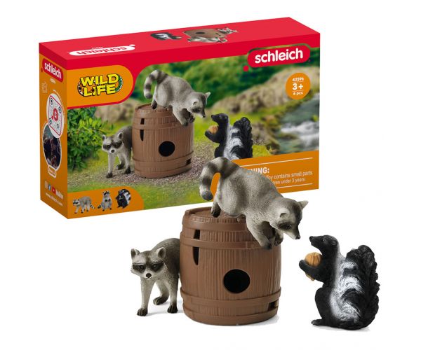 Schleich: Wild Life - Distracție cu nuca set de figurine (42596)