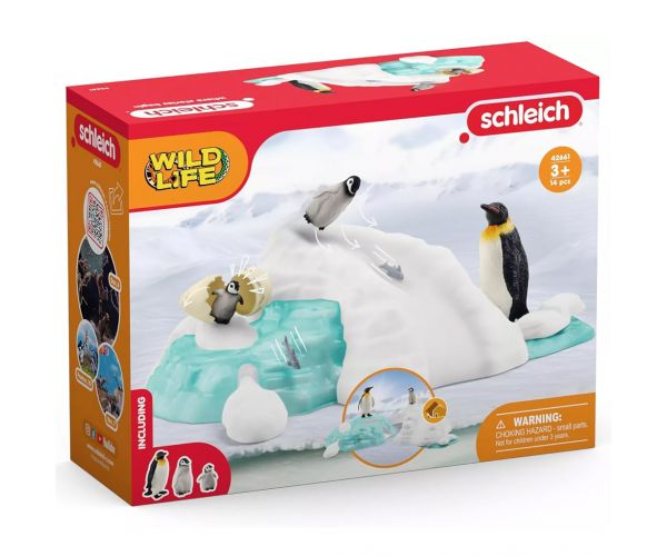 Schleich: Wild Life - Set figurine distracție în familie cu pinguini (42661)