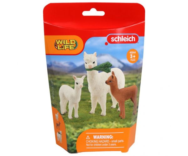 Schleich: Wild Life - Set figurine familie de alpaca (42544)