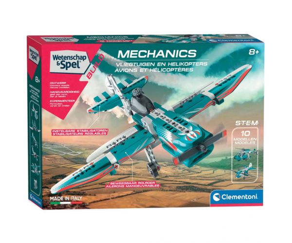 Science & Play: Avioane și elicoptere set 10 în 1 - Clementoni