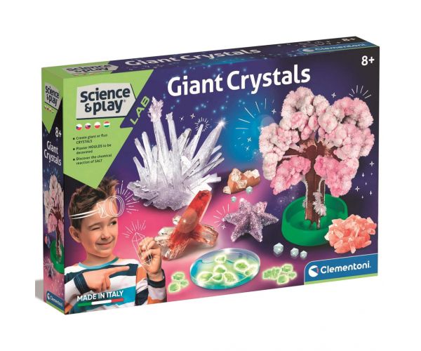 Science & Play: Mega laborator de creare cristale set - Clementoni