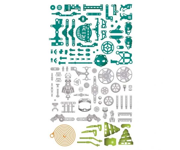 Science & Play: Robot minier spațial 3 în 1 de construit - Clementoni