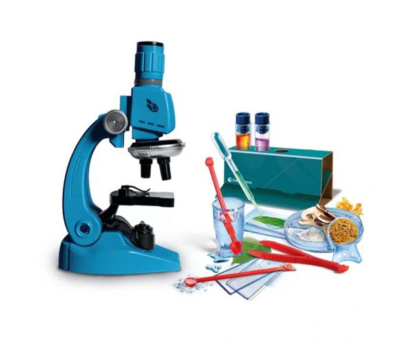 Science & Play: 1200x szuper mikroszkóp építőkészlet - Clementoni