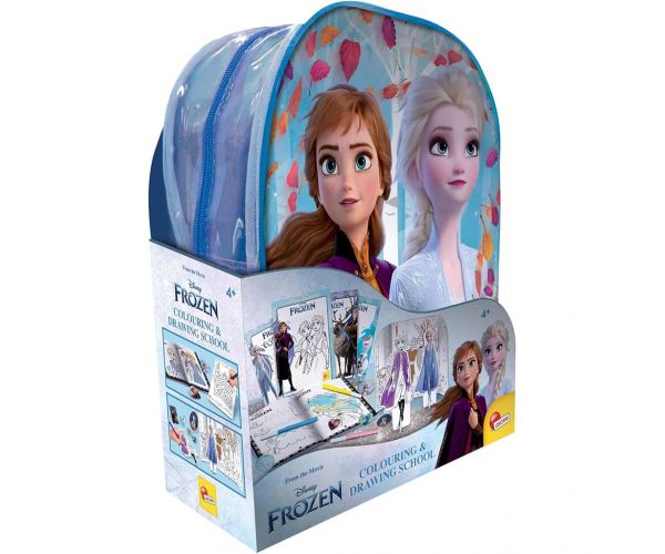 Școala de desen Frozen în rucsac - Lisciani