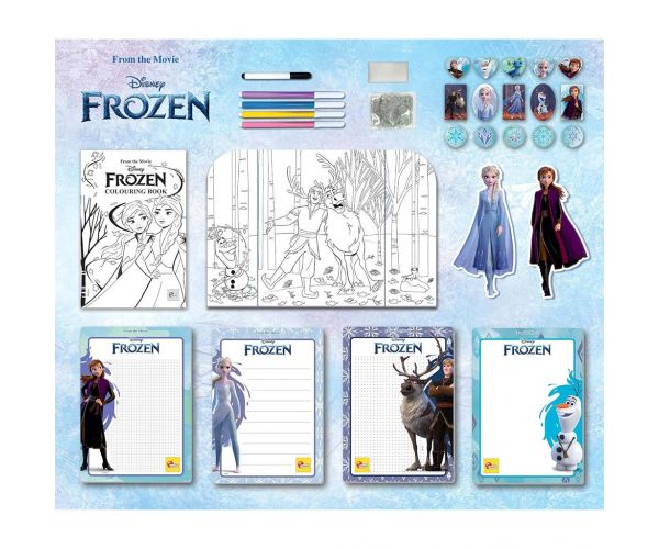 Școala de desen Frozen în rucsac - Lisciani