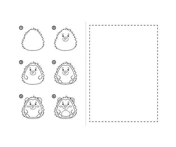 Școala de desen Kawaii, învață să desenezi pas cu pas – caiet de activități - Trefl