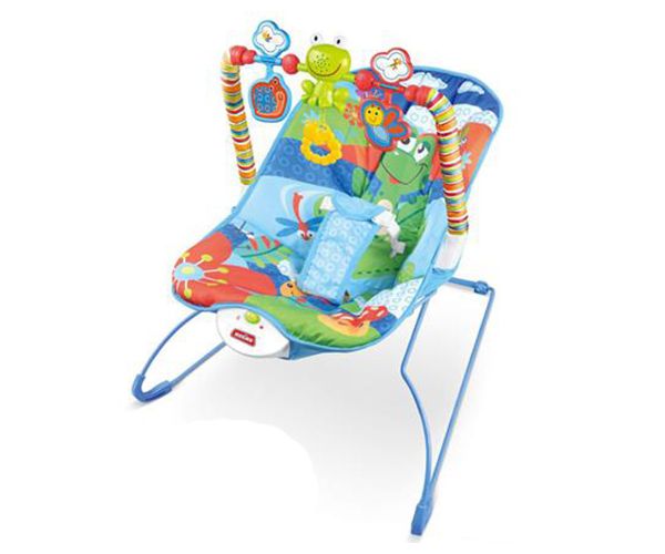 Scaun de odihnă, relaxare muzicală și vibrație cu model broască