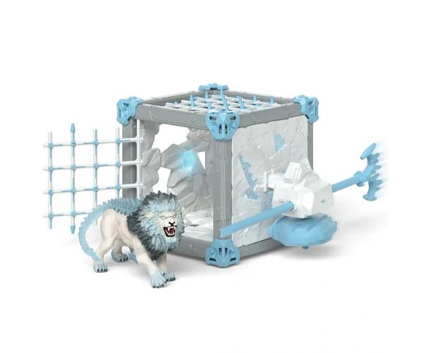 Schleich: Eldrador BattleCave – Set de joacă Leul de Gheață (42766)