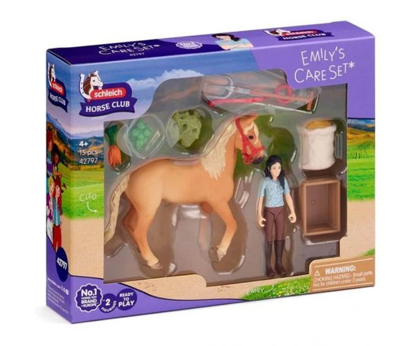 Schleich: Horse Club Setul de îngrijire a calului Emily (42797)