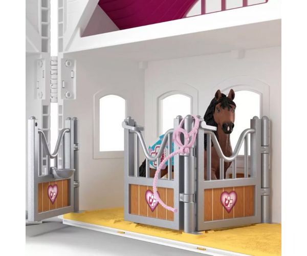 Schleich: Horse Club Spitalul vesel pentru cai set de joacă (42787)