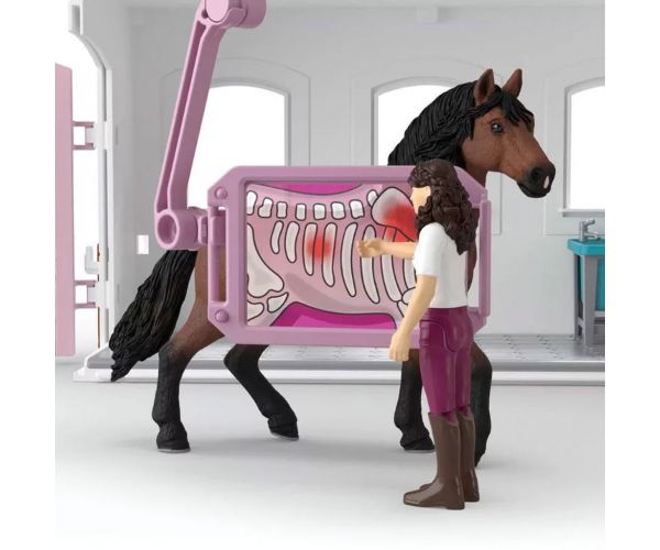 Schleich: Horse Club Spitalul vesel pentru cai set de joacă (42787)
