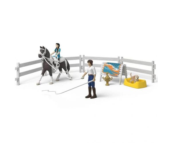 Schleich: Set de joacă Antrenamentul de călărie al lui Kim din Horse Club (42799)