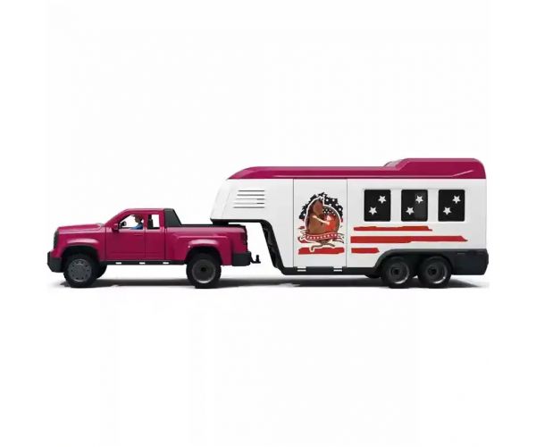Schleich: Transportor de cai cu vehicul off-road și cai (42705)