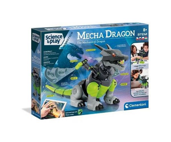Science & Play: Dragon robot mecanic  - Clementoni